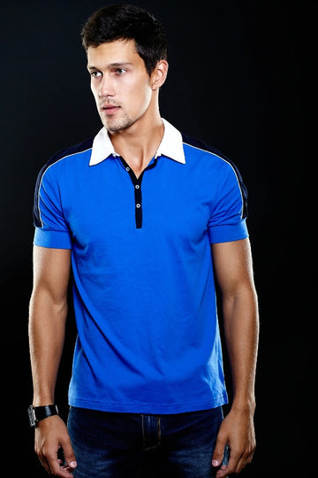 Men's Premium Polyester Polo T-Shirt for Everyday Comfort & Performance