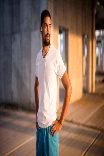 Women's Premium White V-Neck T-Shirt for Everyday Comfort and Casual Style